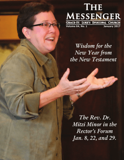 The Messenger - Grace-St. Luke`s Episcopal Church