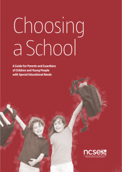 Choosing a School