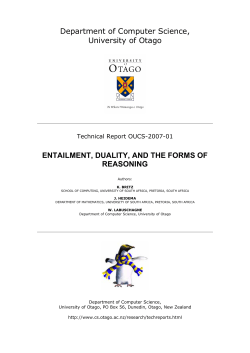 OUCS-2007-01 - Department of Computer Science