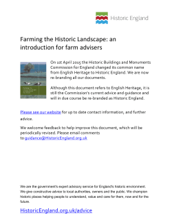Farming the Historic Landscape: an introduction