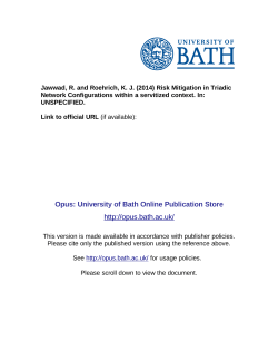 - University of Bath Opus