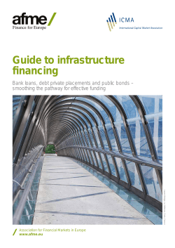 Guide to infrastructure financing
