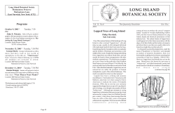 Oct-Dec - Long Island Botanical Society