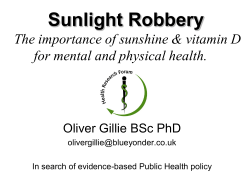 Sunlight Robbery - London Osteopathic Society