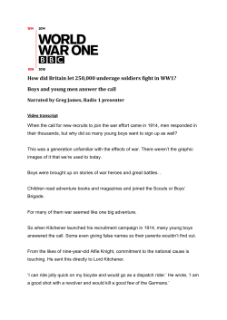 How did Britain let 250,000 underage soldiers fight in WW1? Boys