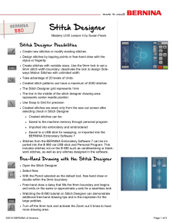 Stitch Designer - Modern Domestic