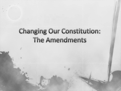 A. Amendment