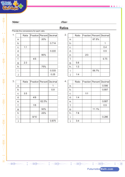 Ratios