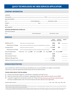 quick technologies inc web services application company information