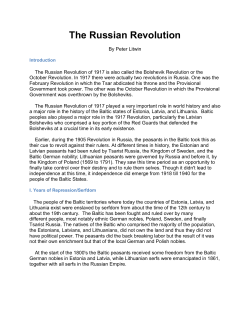 The Russian Revolution