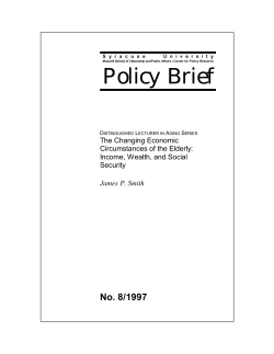 Policy Brief - The Maxwell School of Syracuse University