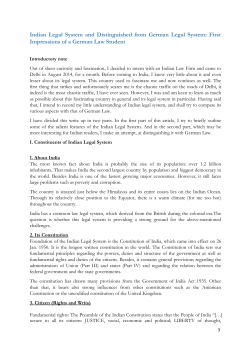 First Impressions of a German Law Student