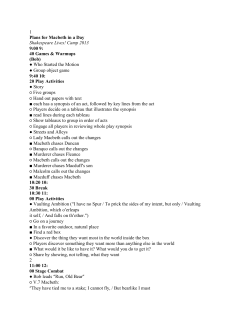 Macbeth Documents Combined