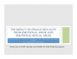 the impact on female sexuality from emotional