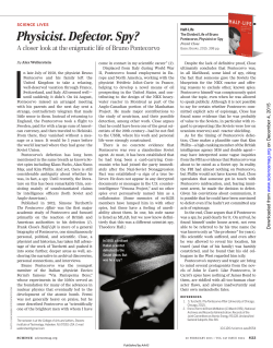 Physicist. Defector. Spy?