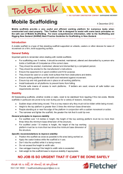 Mobile Scaffolding