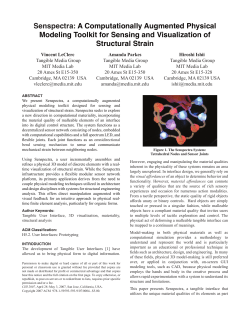 Senspectra: A Computationally Augmented Physical Modeling