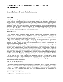 seismic-wave-based testing in geotechnical engineering