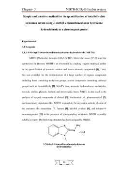 Chapter- 3 MBTH-KIO4-Bilirubin system
