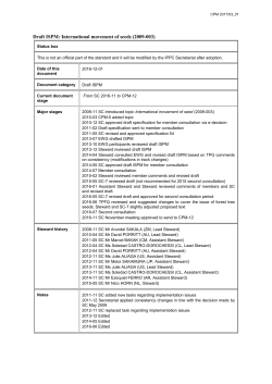 International movement of seeds
