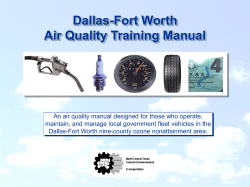 Air Quality Training Manual