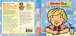 Manners time Los buenos modales