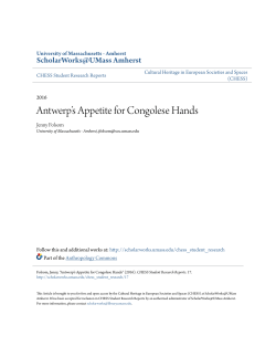 Antwerp&acirc;&bull;Žs Appetite for Congolese Hands