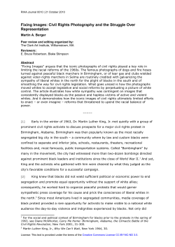 Martin A. Berger, Fixing Images: Civil Rights