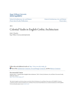 Celestial Vaults in English Gothic Architecture