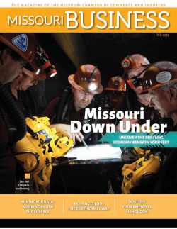 MISSOURI BUSINESS - The Doe Run Company