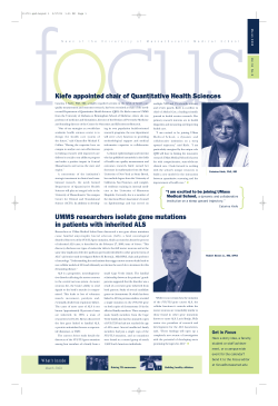 Read More - UMass Medical School