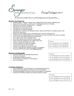 2017 Pricing Package - Sawyer Family Farmstead