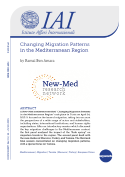 Changing Migration Patterns in the Mediterranean Region
