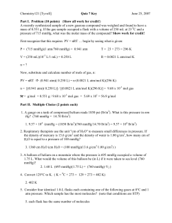 Chemistry 121 [Tyvoll]
