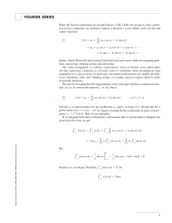 y a0 dx y - Stewart Calculus