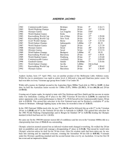 andrew jachno - Victorian Race Walking Club