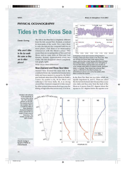 Tides in the Ross Sea