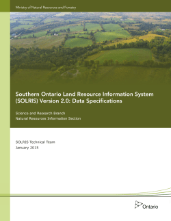 Southern Ontario Land Resource Information System