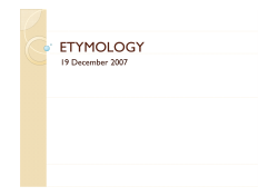 etymology
