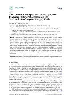 The Effects of Interdependence and Cooperative Behaviors on