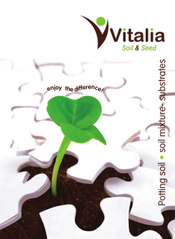 Potting soil &bull; soil mixture- substrates