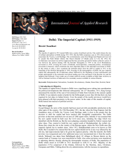 Delhi: The Imperial Capital (1911