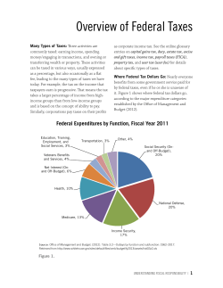 Overview of Federal Taxes