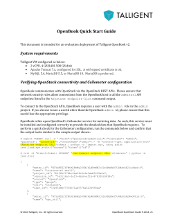 OpenBook Quick Start Guide