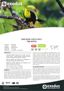 discover costa rica trip notes