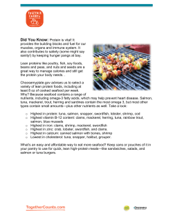 Did You Know: Protein is vital! It provides the building blocks and