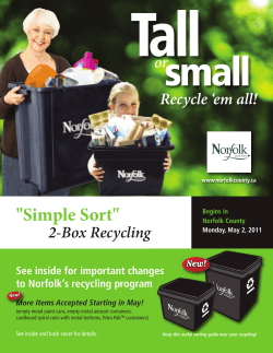 Simple Sort - Norfolk County