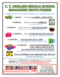 Prize Promo C.T. English