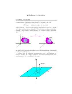 Curvilinear Coordinates