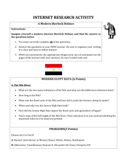 INTERNET RESEARCH ACTIVITY